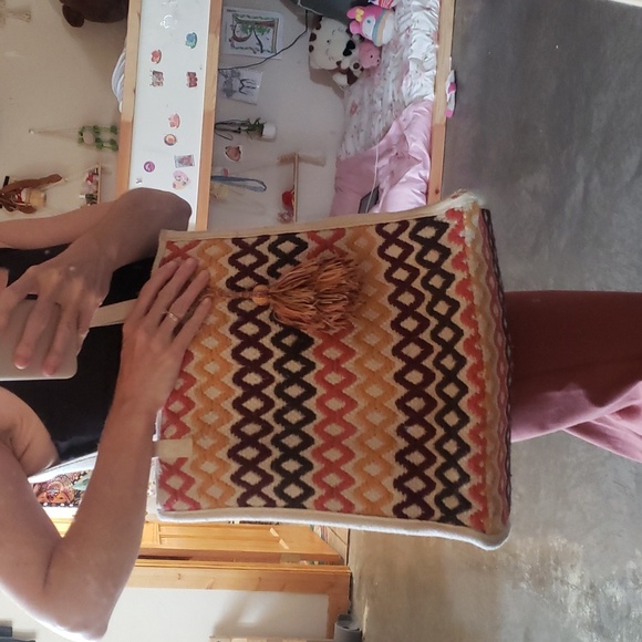 Woven Cotton Tote Bag - Picture 6 of 6